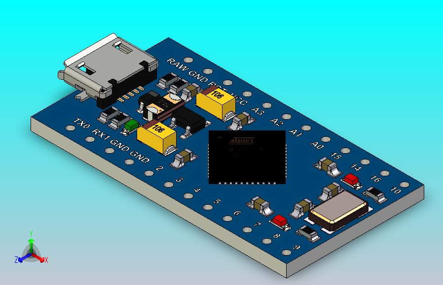 Micro是基于ATmega32U4的微控制器板