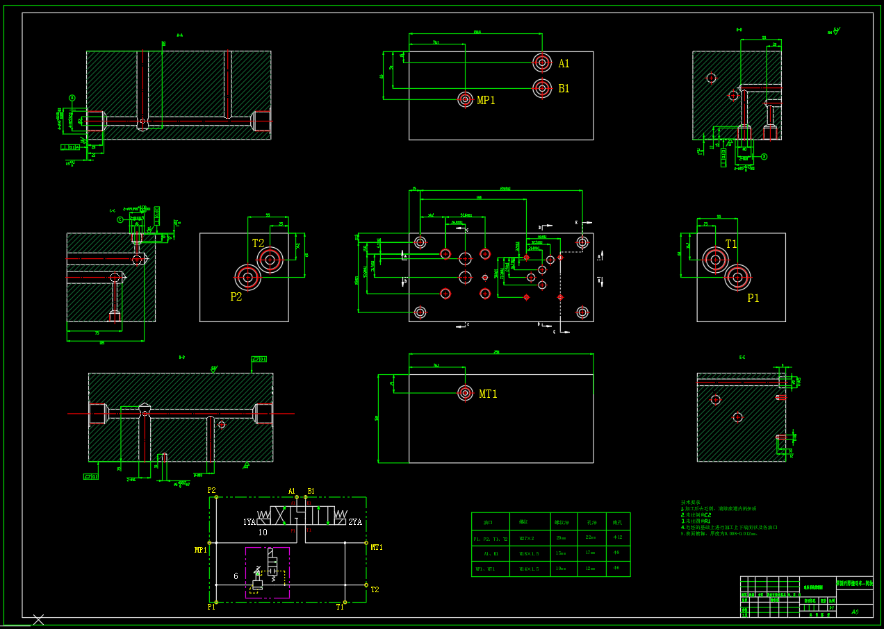 果园升降搬运作业车液压系统（CAD+说明书）