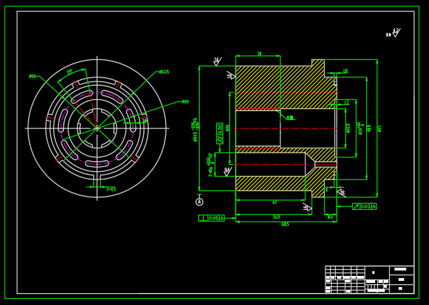 XB01FO-71 轴向柱塞定量马达（CAD+说明书）
