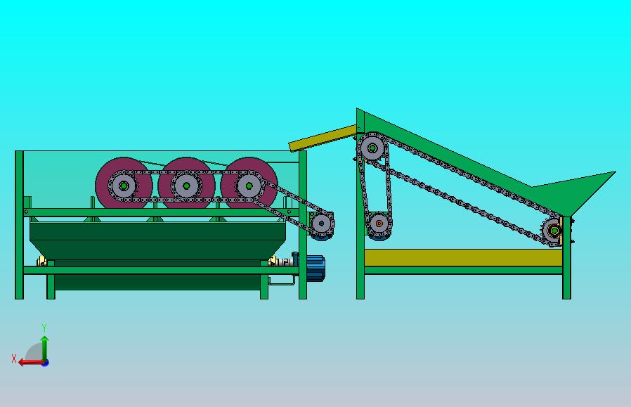 液压水果分拣机（SW+CAD+说明书）