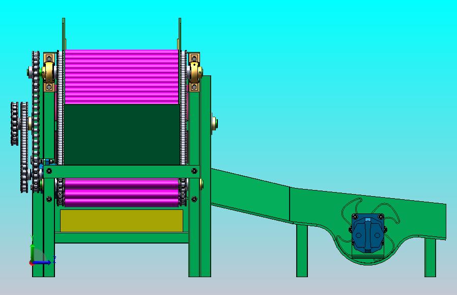 液压水果分拣机（SW+CAD+说明书）
