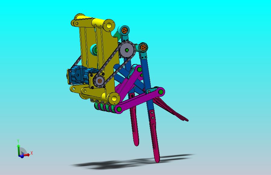 牵引式果园翻土机（SW+CAD+说明书）