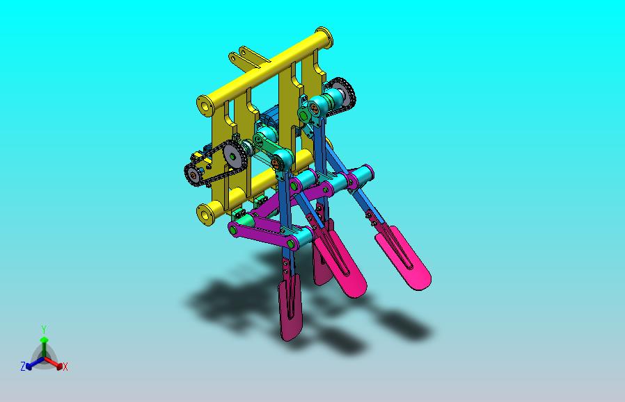 牵引式果园翻土机（SW+CAD+说明书）