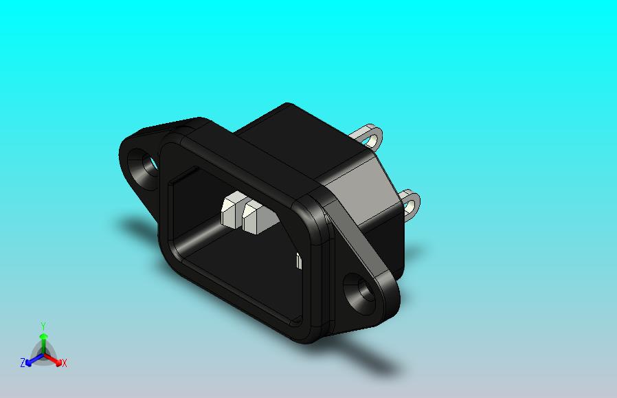 IEC C14连接器公头