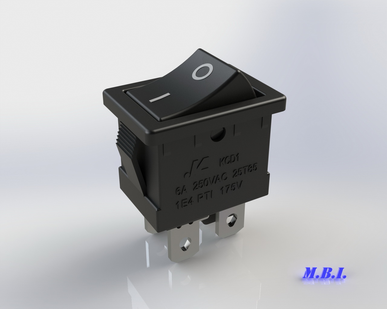 翘板开关KCD1-104