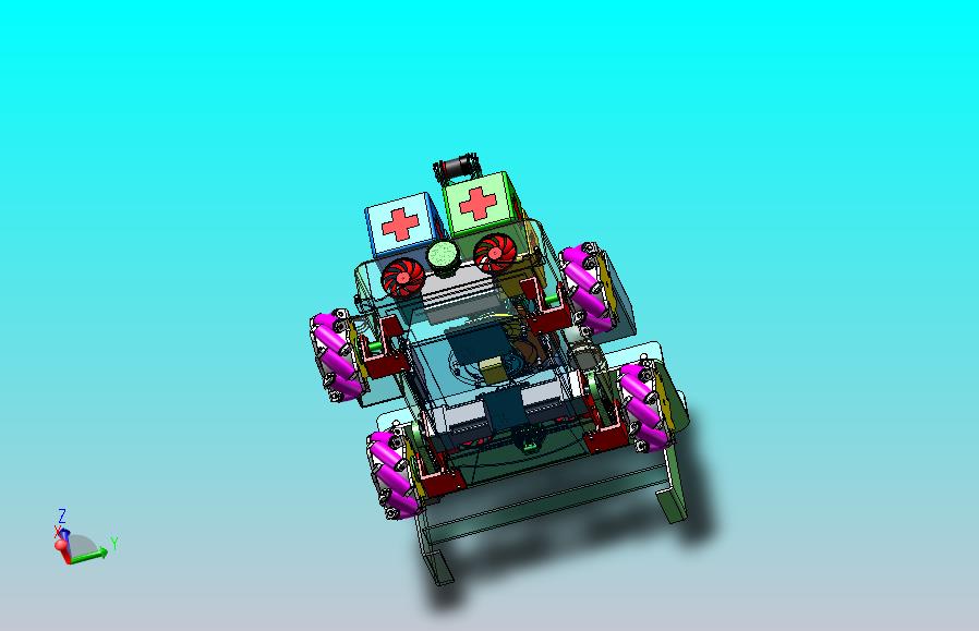 医疗垃圾分拣机器人（SW+CAD+说明书+matlabe仿真）