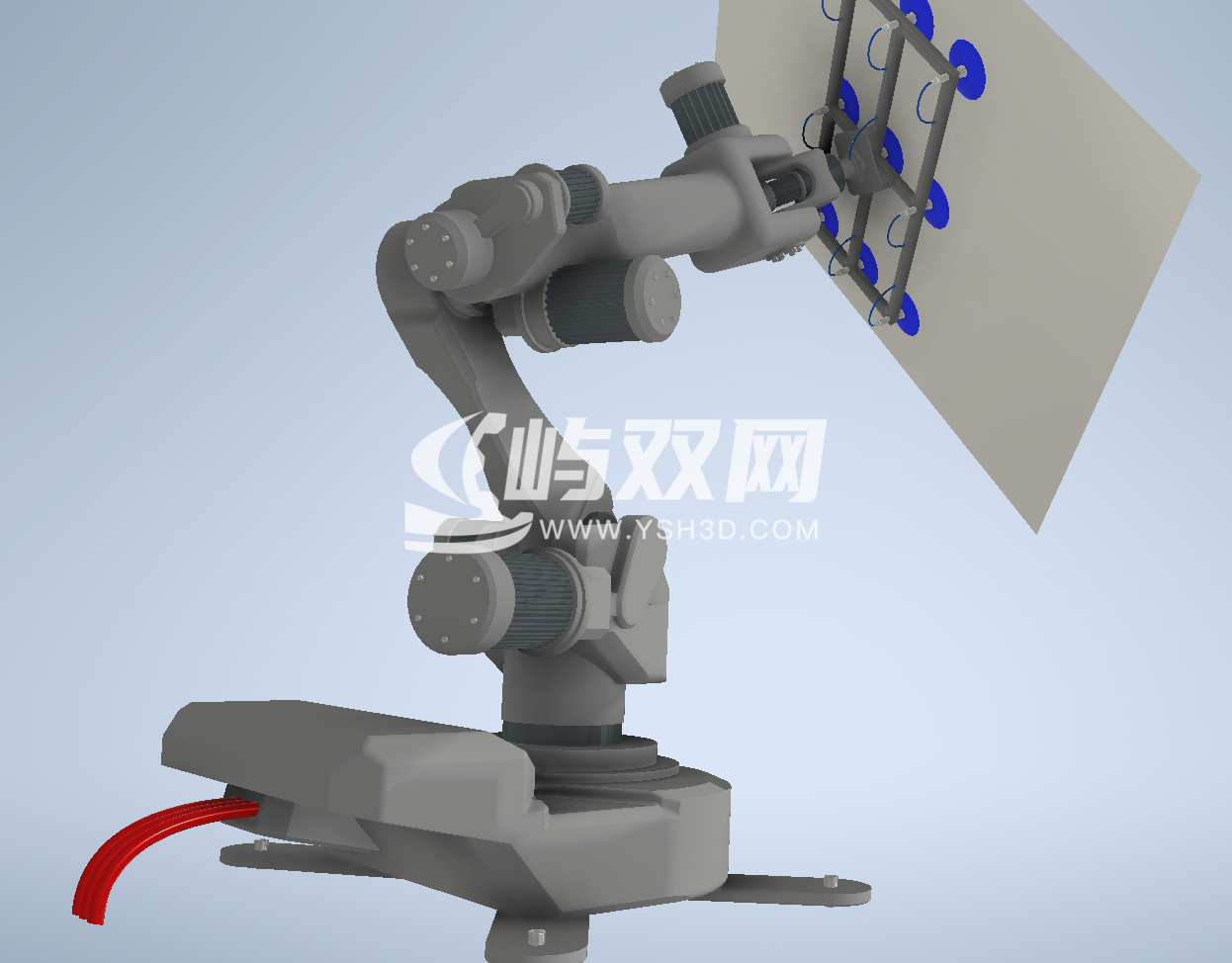 带气动工具的工业6轴机器人
