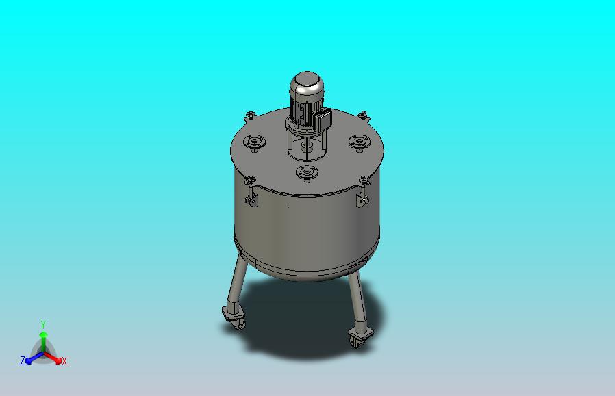 溶液混合容器搅拌器
