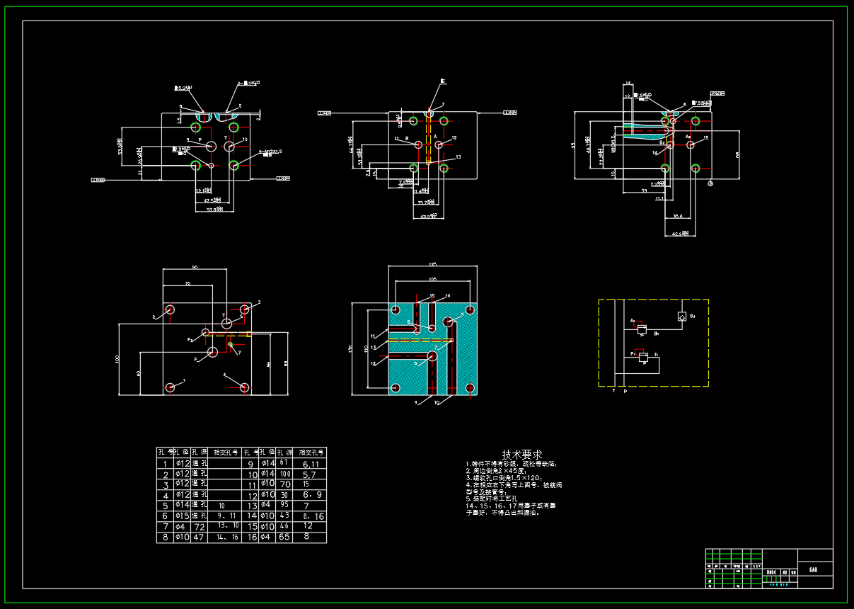 叉车结构及液压系统CAD