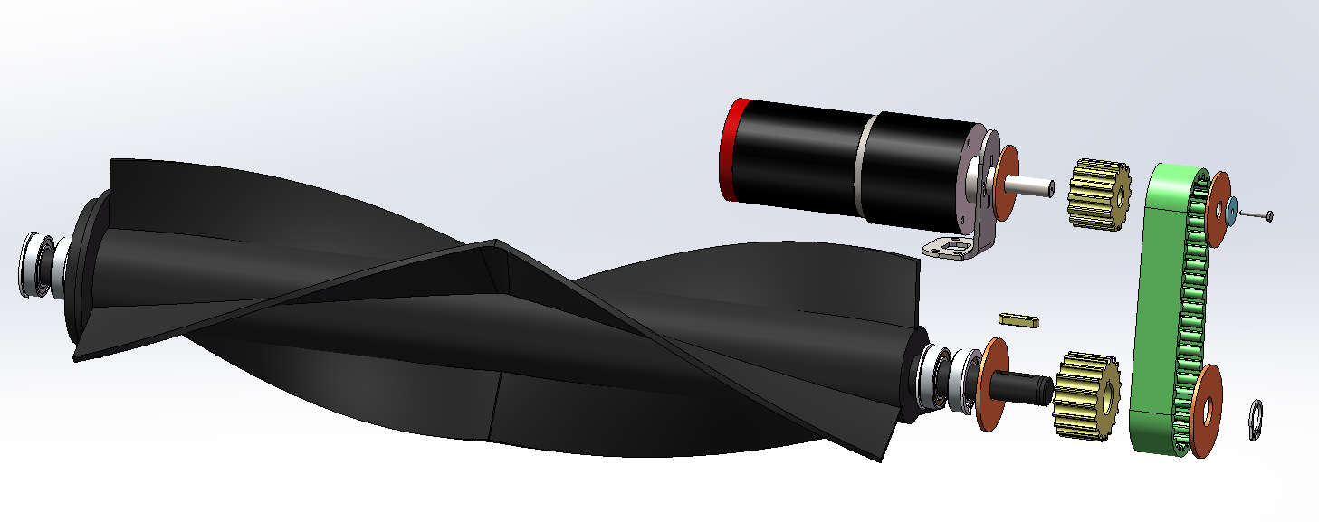 智能清扫机器人（SW+CAD+说明书）