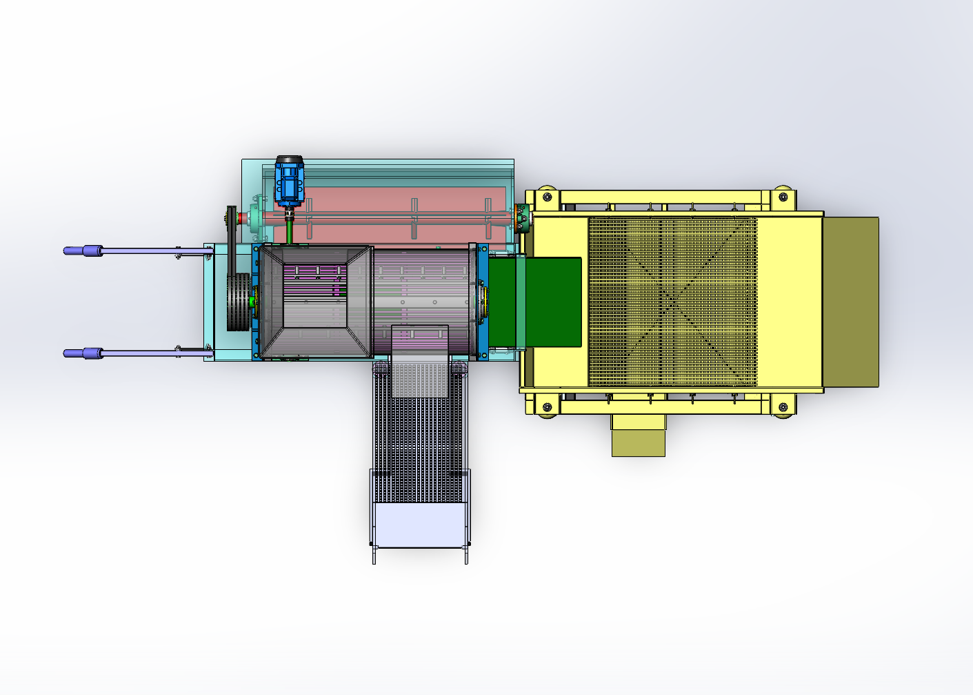 玉米脱粒机（SW+CAD+计算书）