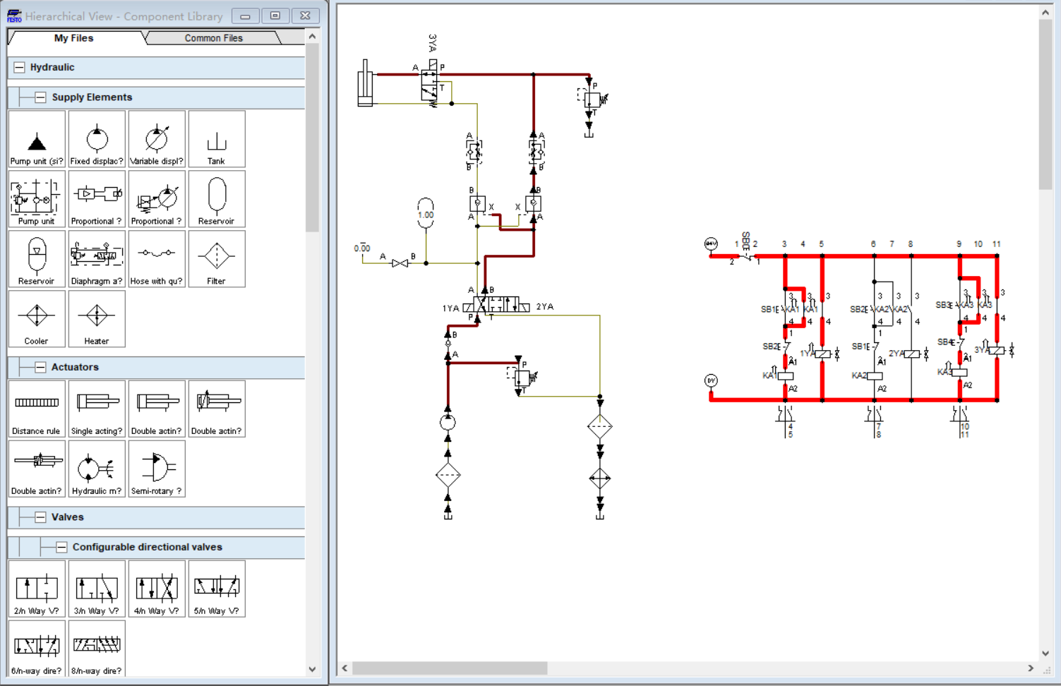 上料机液压系统设计（CAD+说明书）