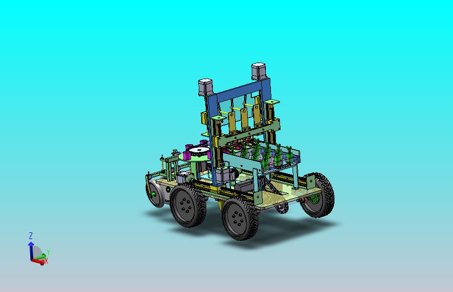 小型茄苗移栽机设计（SW+CAD+说明书）