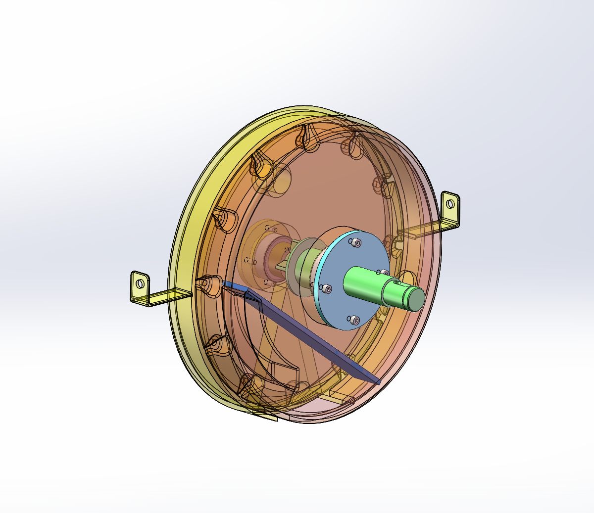 玉米气吸排种器（CAD+SW2018）