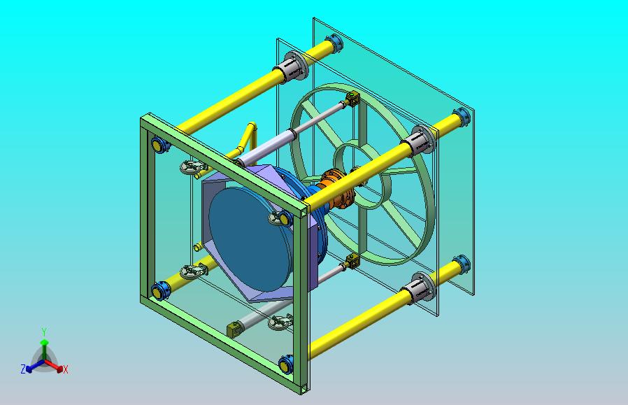 四立柱加压固化工装脱模装置设计（SW+CAD+说明书）