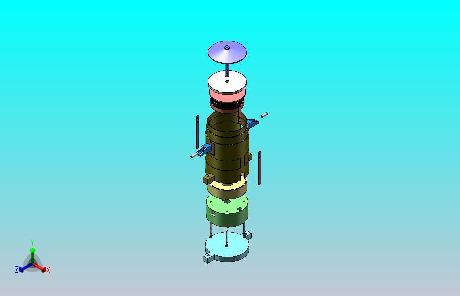 电磁铆枪设计（SW+CAD+说明书）