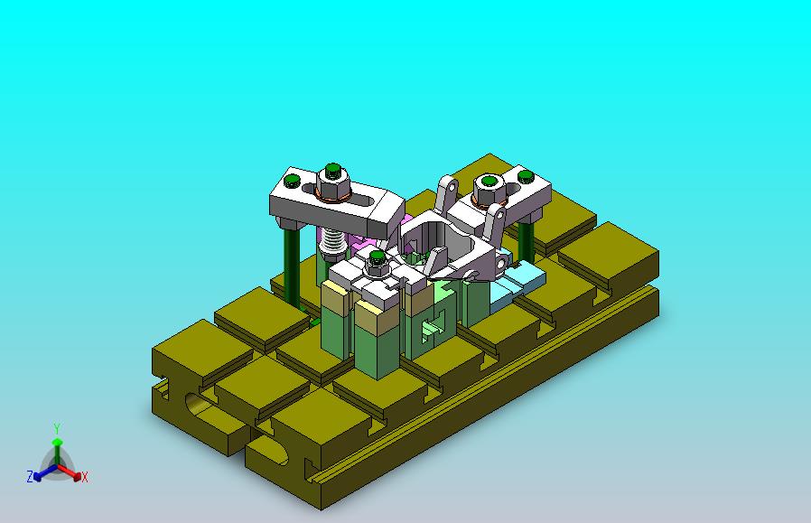 飞锤夹具设计-五种方案（SW+CAD+说明书）