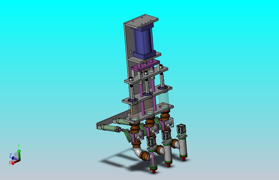 建筑砖材成型装置设计（SW+CAD+说明书）