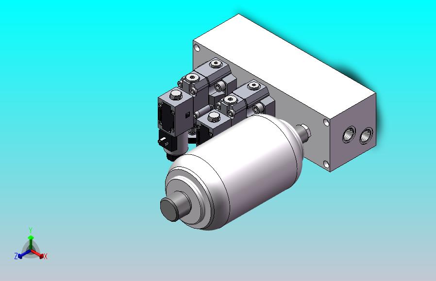 轧机AGC液压系统设计（SW+CAD+说明书）