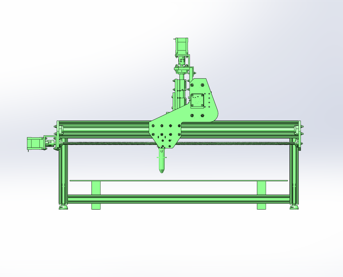 点胶机设计（SW+CAD）