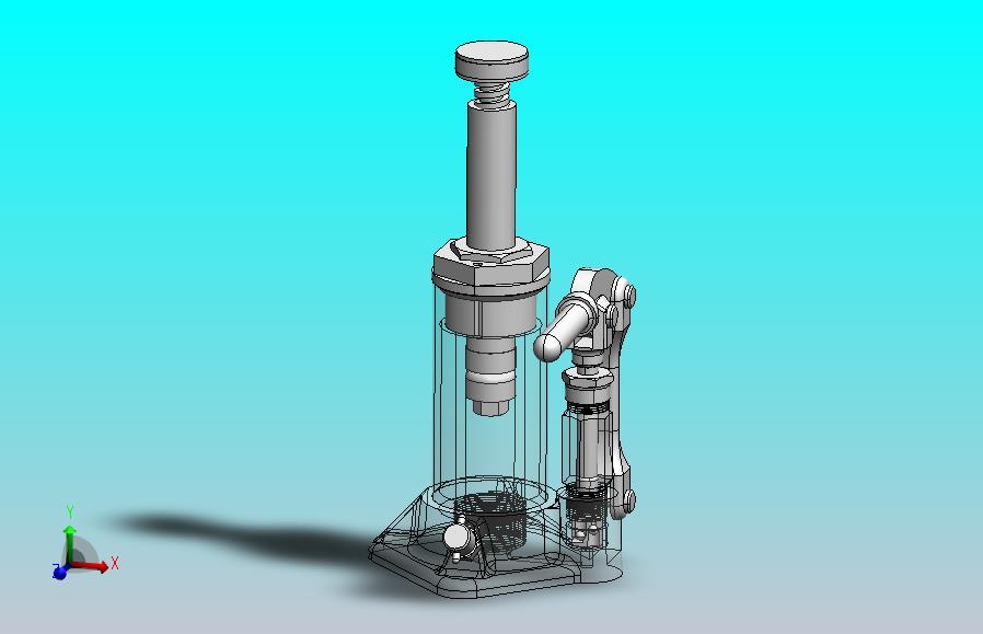 重载液压千斤顶(SW+CAD)