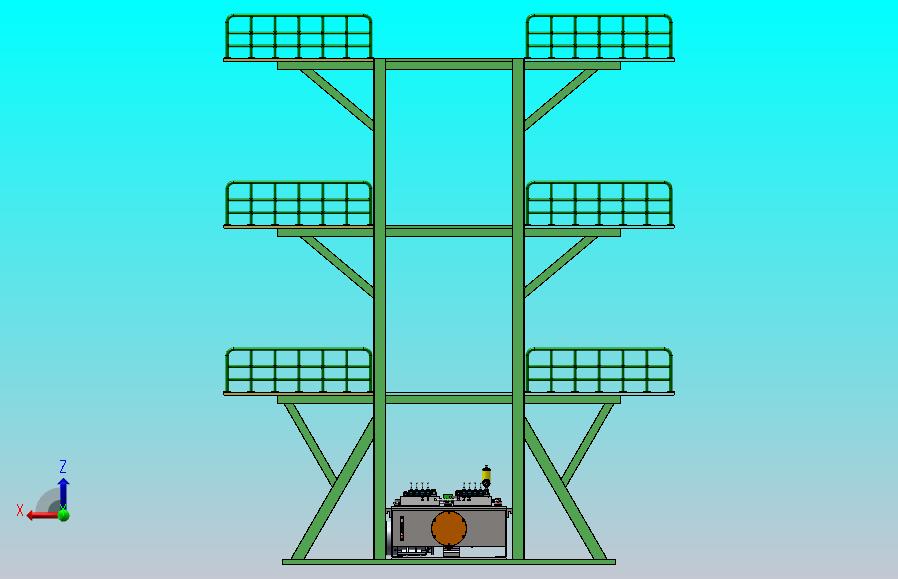 勤务塔架结构装置的液压系统设计（SW+CAD+说明书）