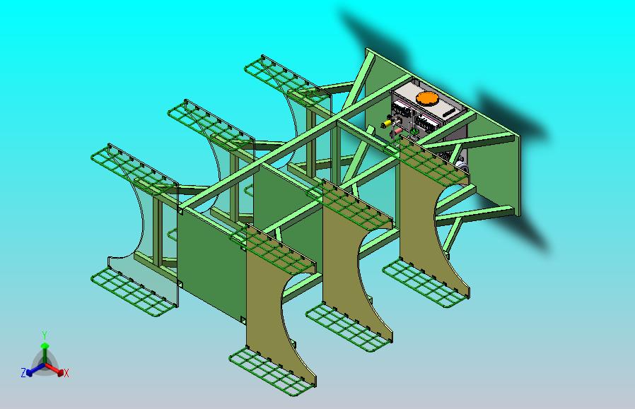 勤务塔架结构装置的液压系统设计（SW+CAD+说明书）