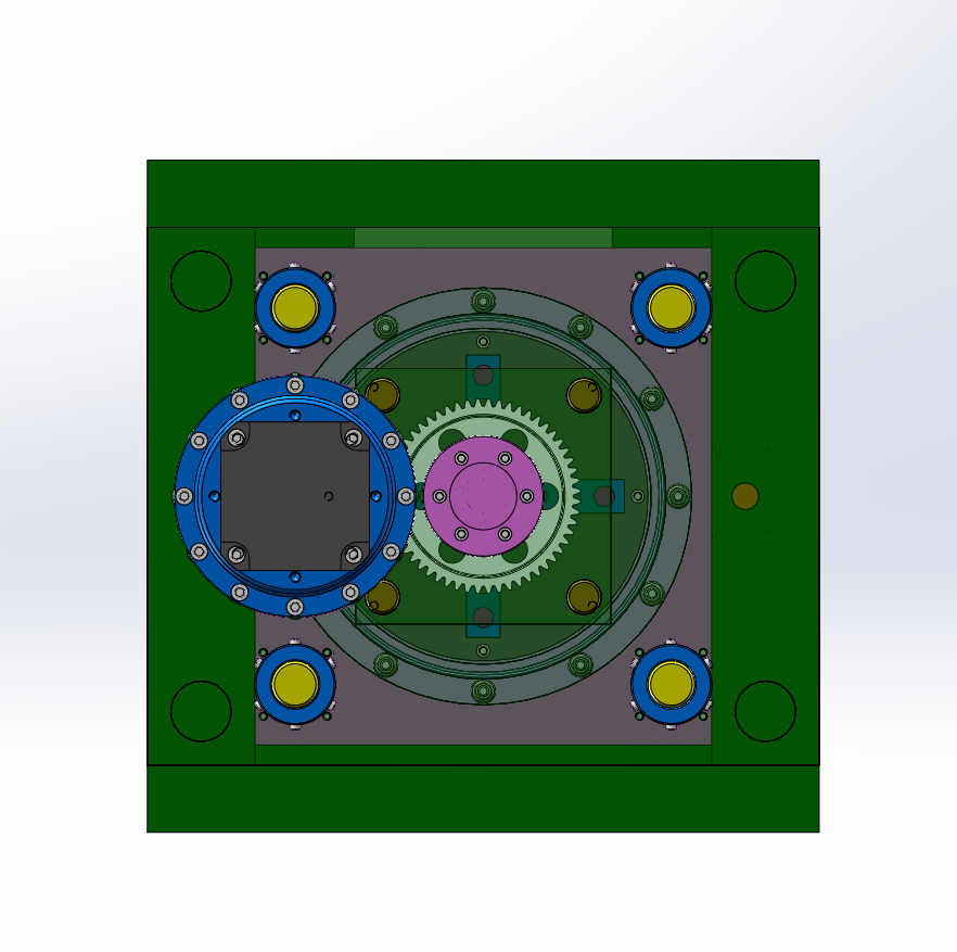 可变速度旋转腐蚀摩擦试验台的结构设计（SW+CAD+说明书）
