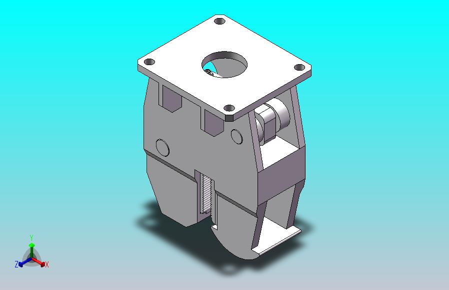 震动锤的液压夹头设计（SW+CAD+说明书）