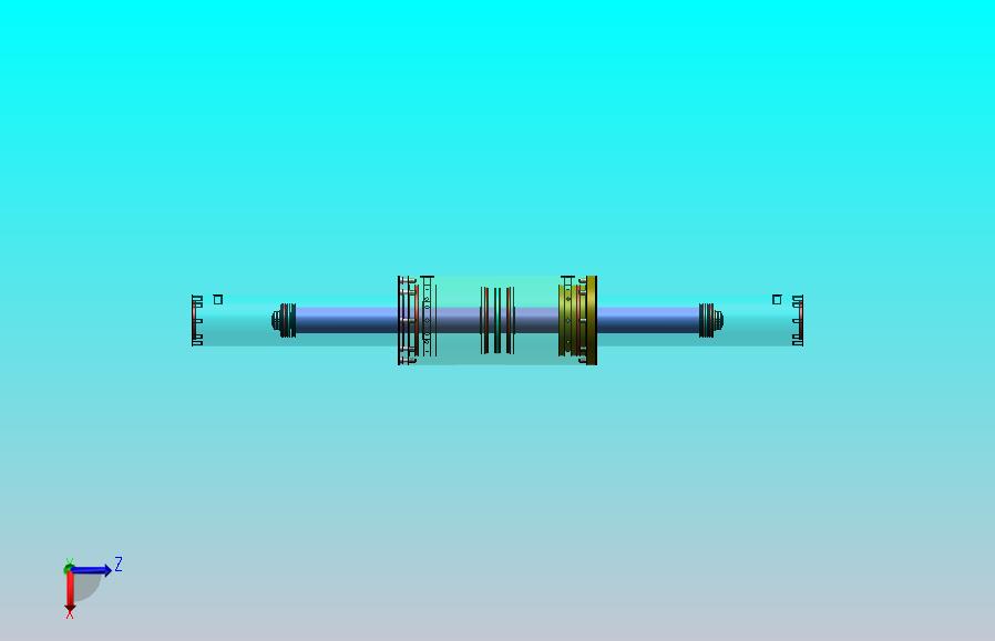 一种液驱增压缸设计（SW+CAD+说明书）