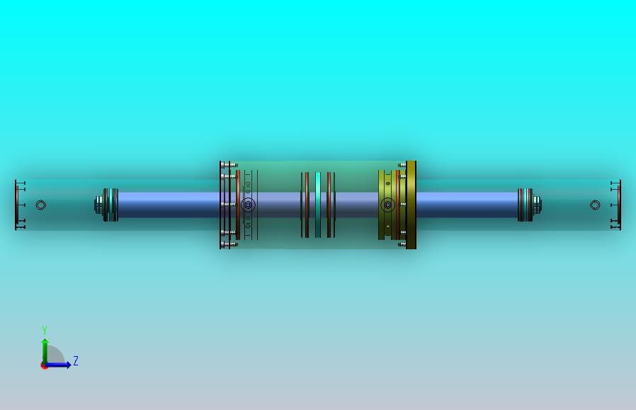 一种液驱增压缸设计（SW+CAD+说明书）