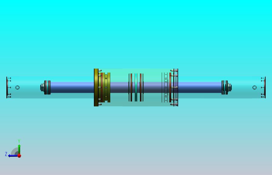 一种液驱增压缸设计（SW+CAD+说明书）
