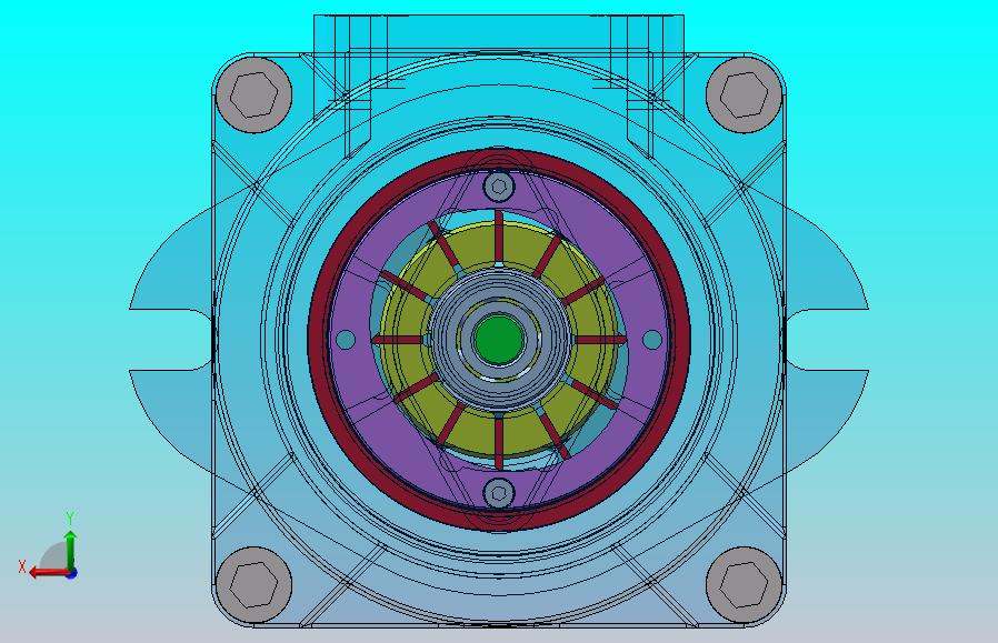 PFE 定量叶片泵设计（SW+CAD+说明书）