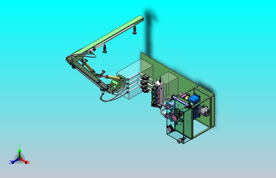 基于修前机臂架的喷药结构设计（SW+CAD+说明书）