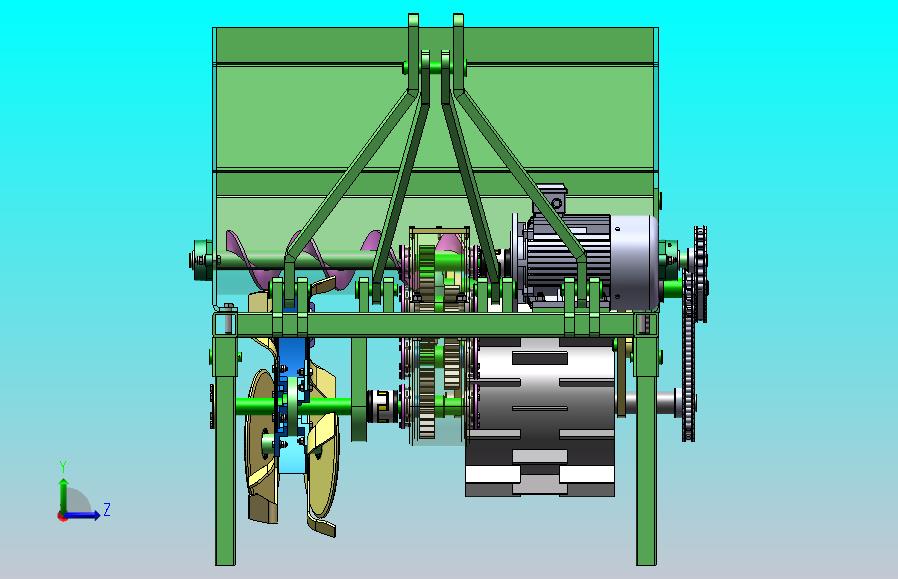 果园开沟施肥机设计（SW+CAD+说明书）
