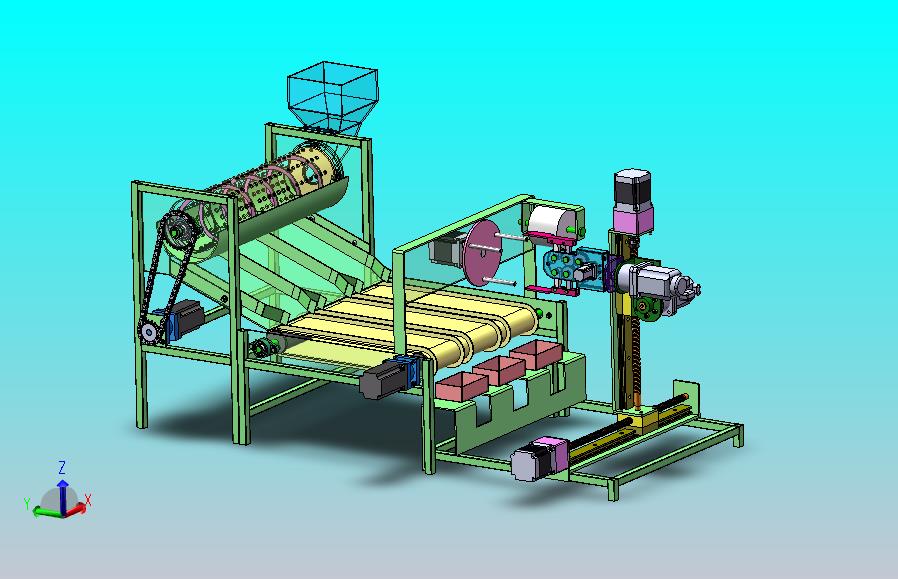 杨梅分拣包装机设计（SW+CAD+说明书）