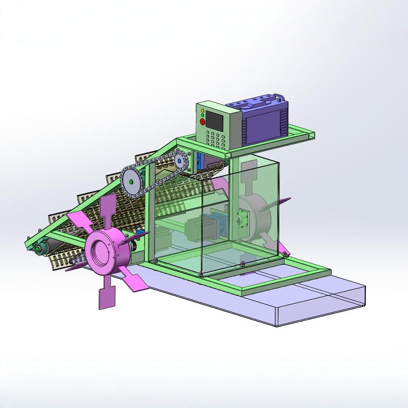 一种湖面垃圾清理装置的设计（SW+CAD+说明书）