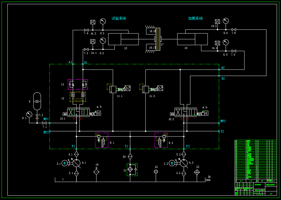 比例伺服液压系统液压缸加载系统设计（SW+CAD+说明书）