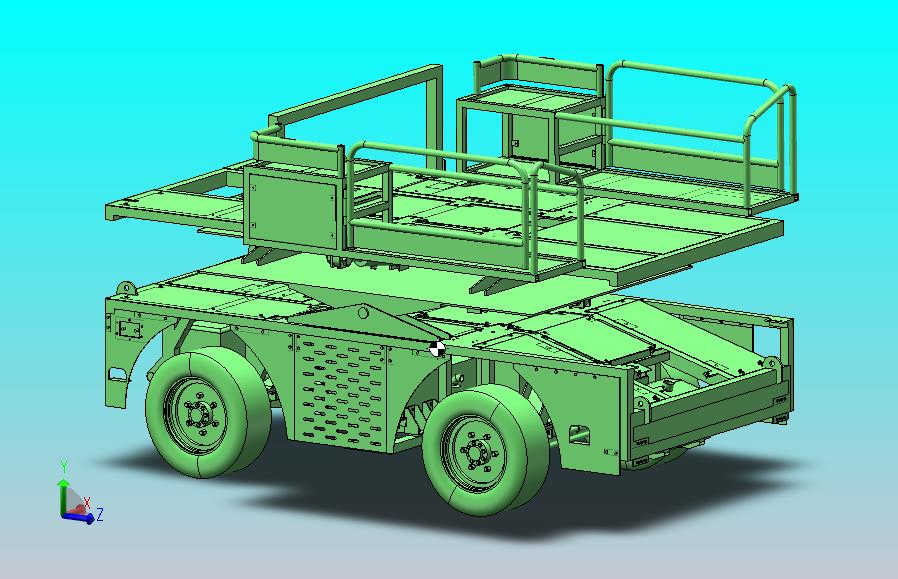 调平车液压系统设计（SW+CAD+计算）