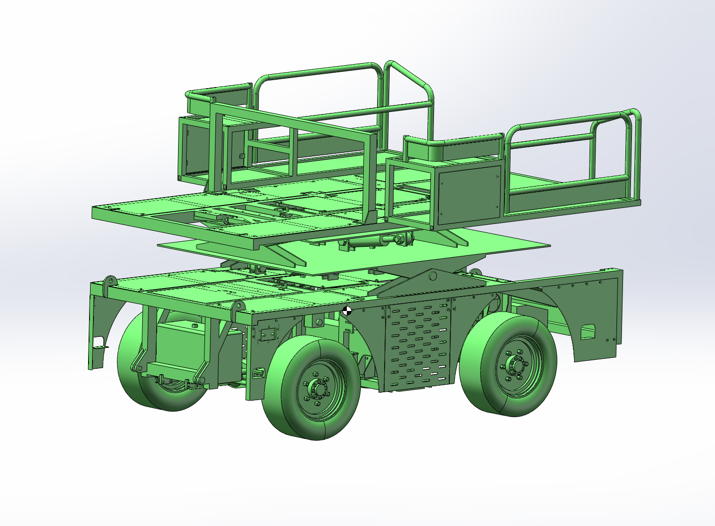 调平车液压系统设计（SW+CAD+计算）