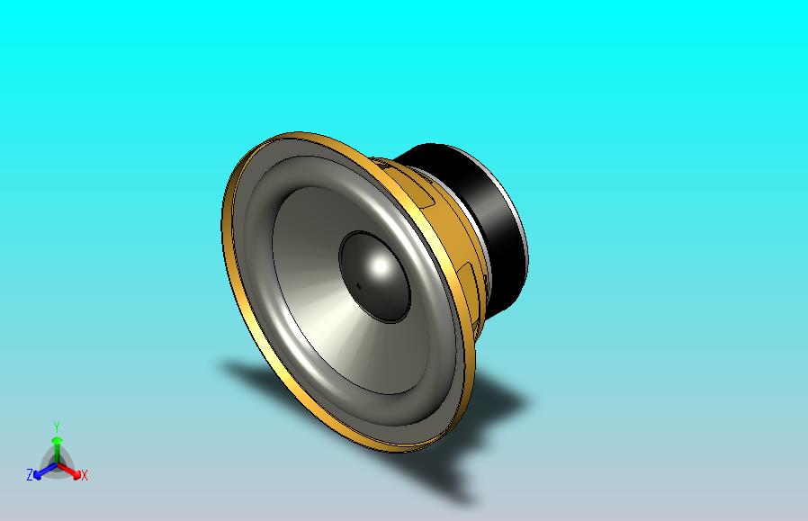 常见的无防磁罩的6inchi重低音扬声器