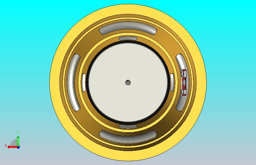 常见的无防磁罩的6inchi重低音扬声器