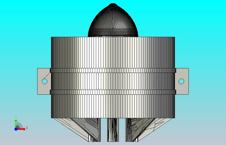 90mm 11叶轮 蜗轮发动机