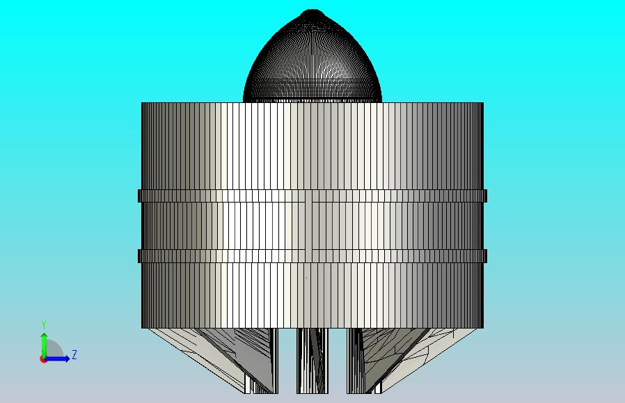 90mm 11叶轮 蜗轮发动机