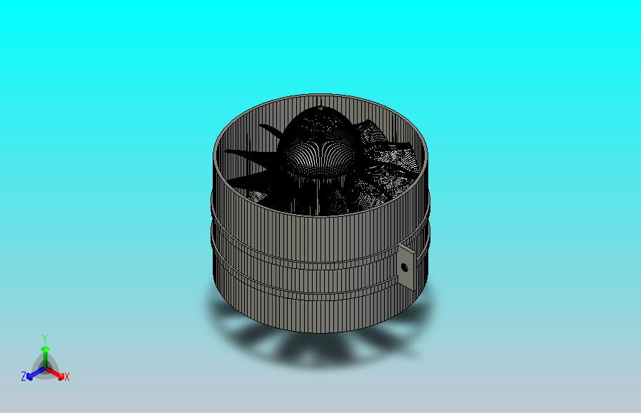 90mm 11叶轮 蜗轮发动机