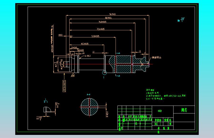 ZY10000-26-55D液压支架（换向阀主阀阀芯DN10）（CAD+说明书）