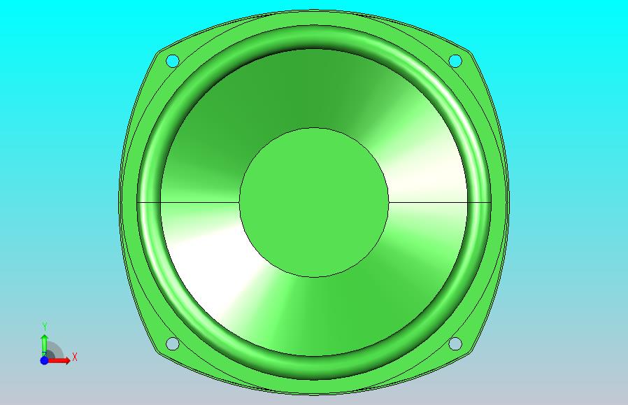 6英寸喇叭3D数据