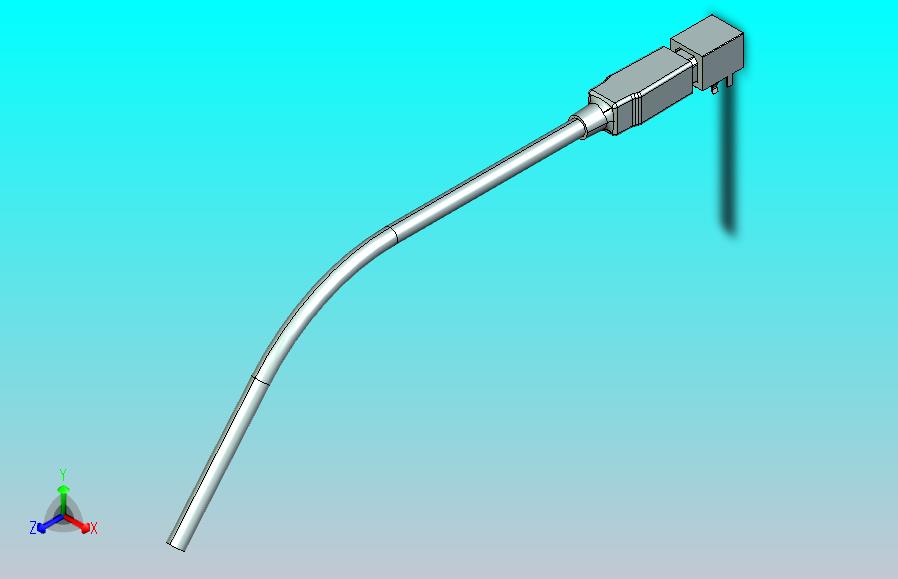 USB-typeB 线及卧式插座