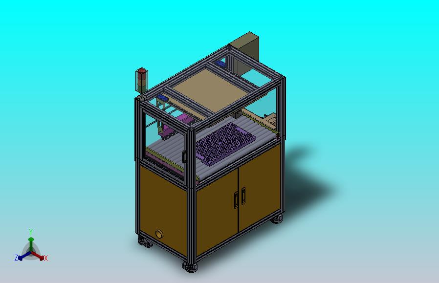 自动吹气工作台3D模型