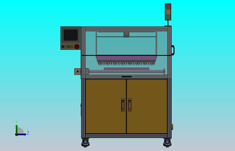 自动吹气工作台3D模型